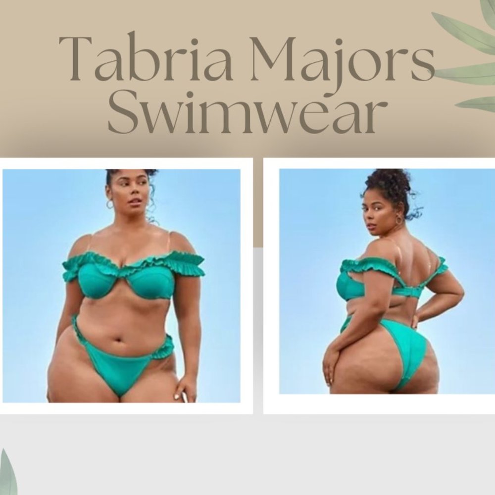 Tabria Majors Undwire Ruffle Bikini